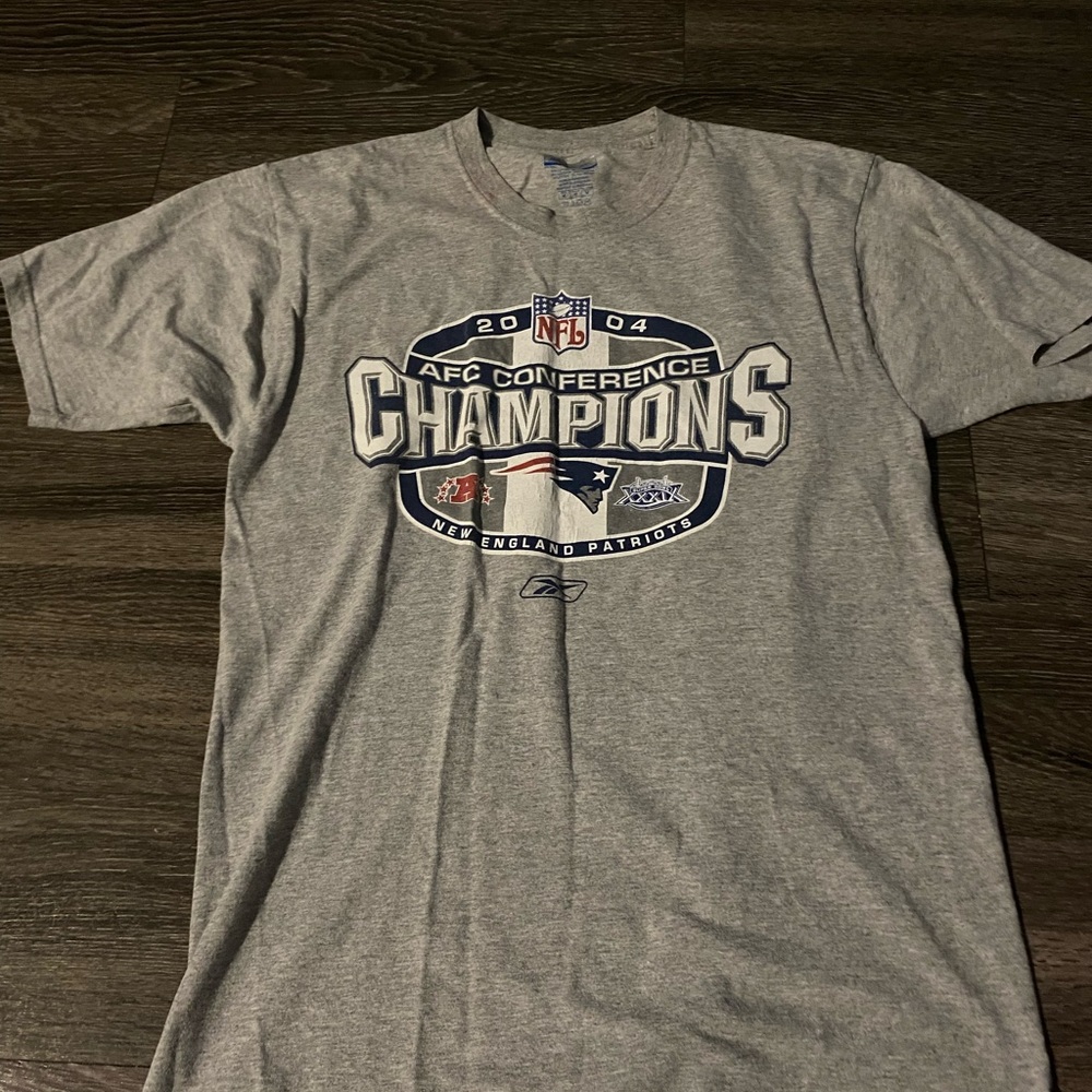Reebok 2004 New England Patriots Conference Champions Tee